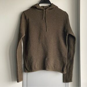 LAUREN RALPH LAUREN Army Green Hooded Sweater